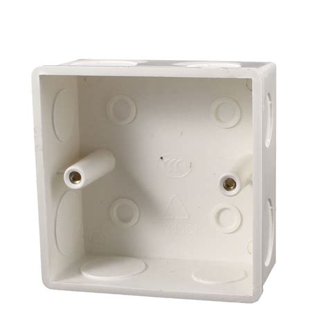 electrical wall socket box|back box for double socket.